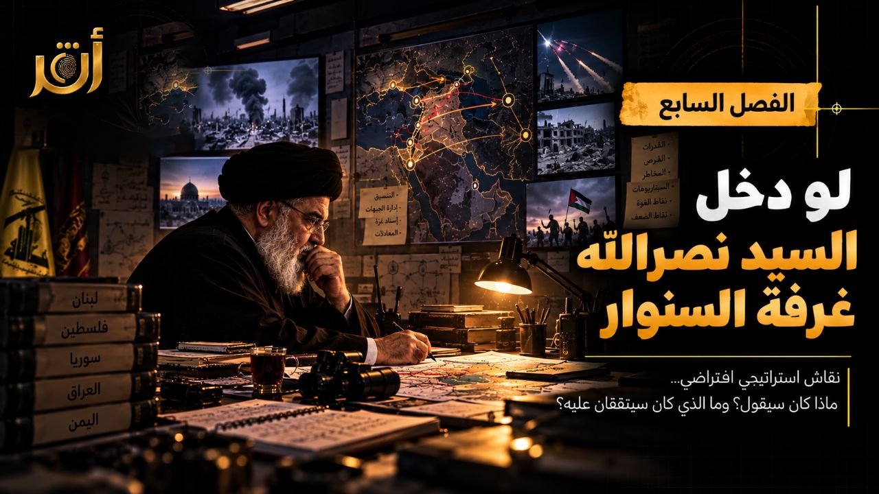 الفصل السابع | لو دخل السيد حسن نصر الله غرفة السنوار